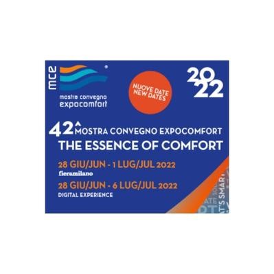 MCE | Mostra Convegno EXPOCOMFORT 28 Giugno – 1 Luglio 2022, FieraMilano